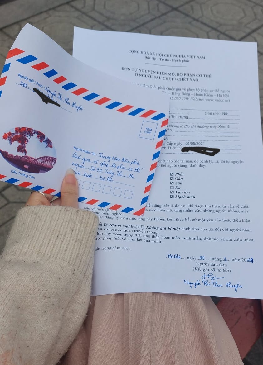 Hiến tạng tuổi hăm ba
